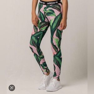 Adidas x Farm Rio Palm Leaf Leggings